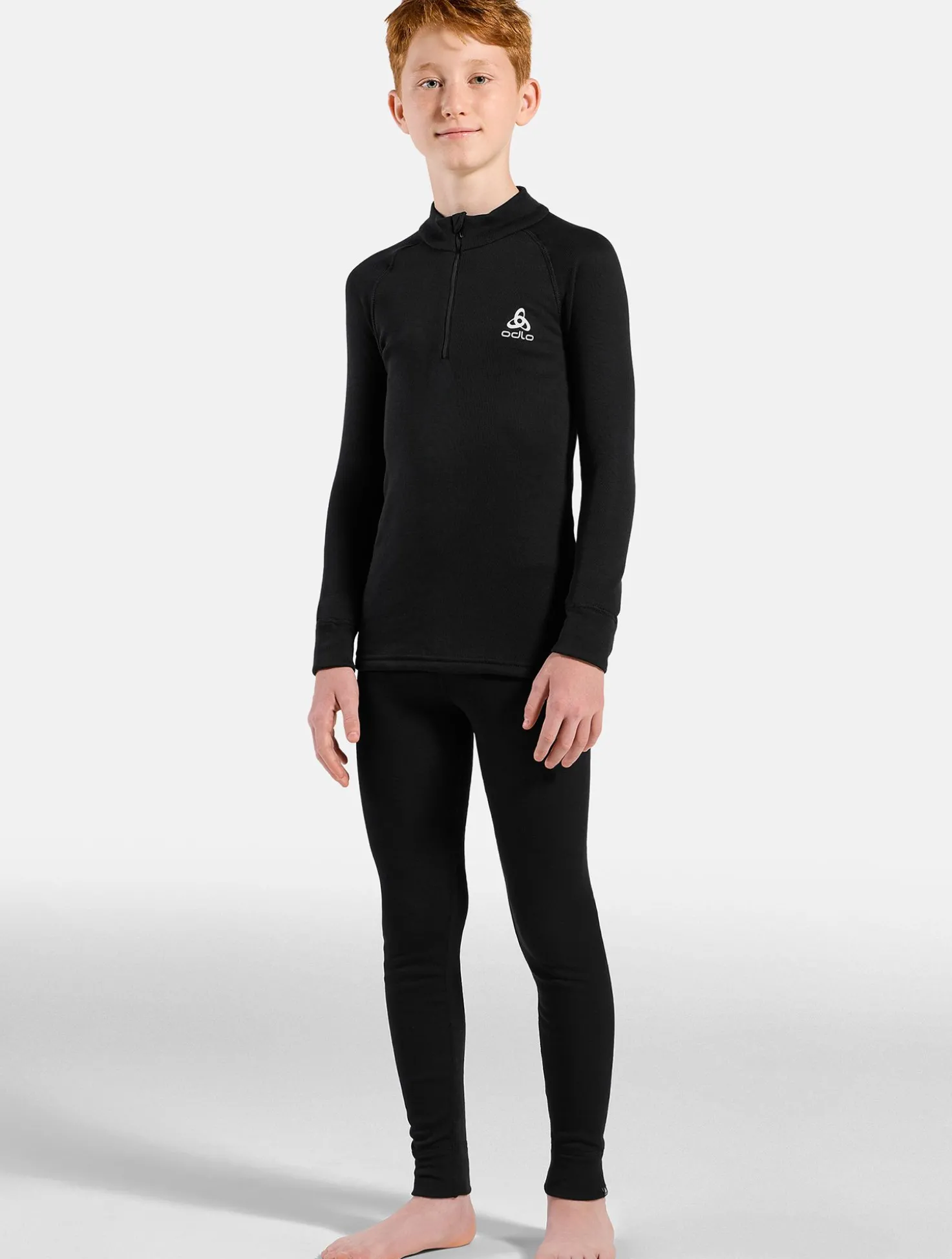 Active Warm Eco Kids BL Top Turtle Neck L/S Half Zip skipully kinderen