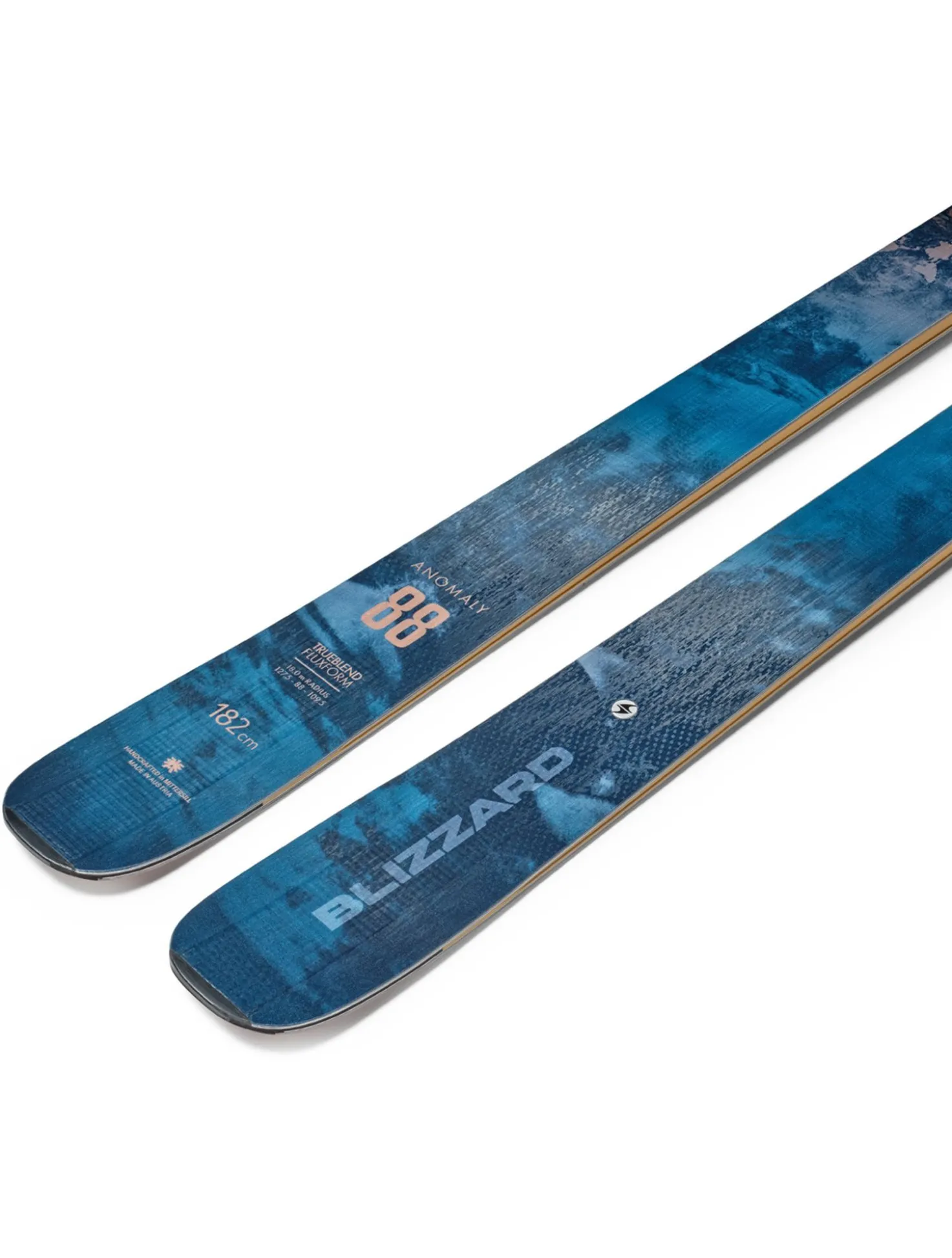 Anomaly 88 flat ski - zonder binding unisex
