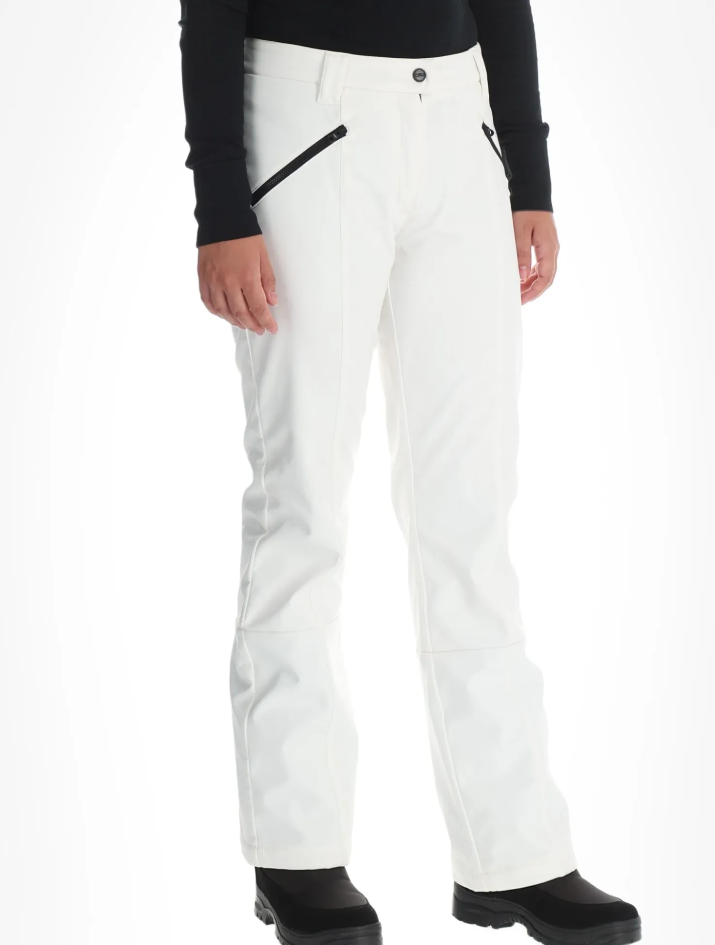 38A1586 W Pant With Inner Gaiter softshell skibroek dames