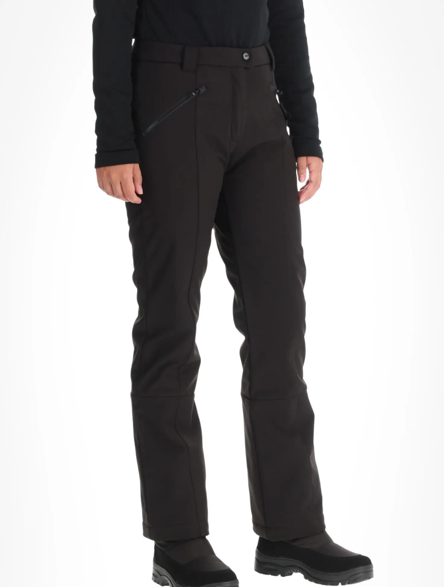 38A1586 W Pant With Inner Gaiter softshell skibroek dames