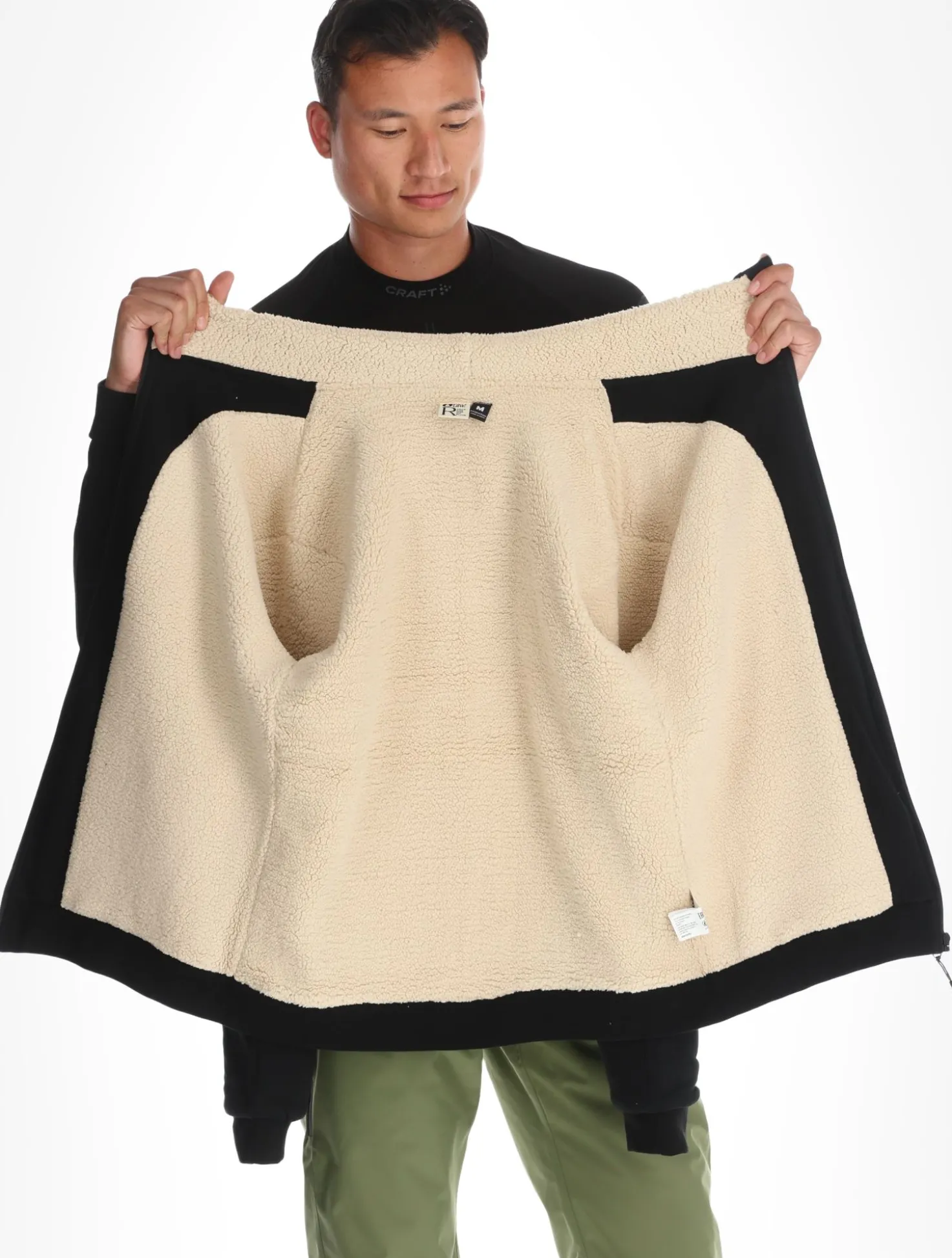 Basement Plush Zip Hoodie vest heren