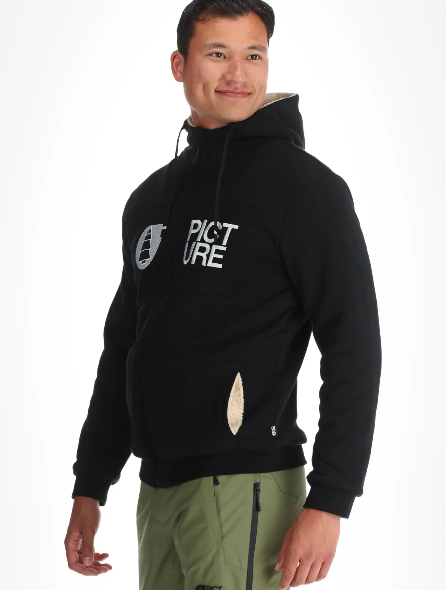 Basement Plush Zip Hoodie vest heren
