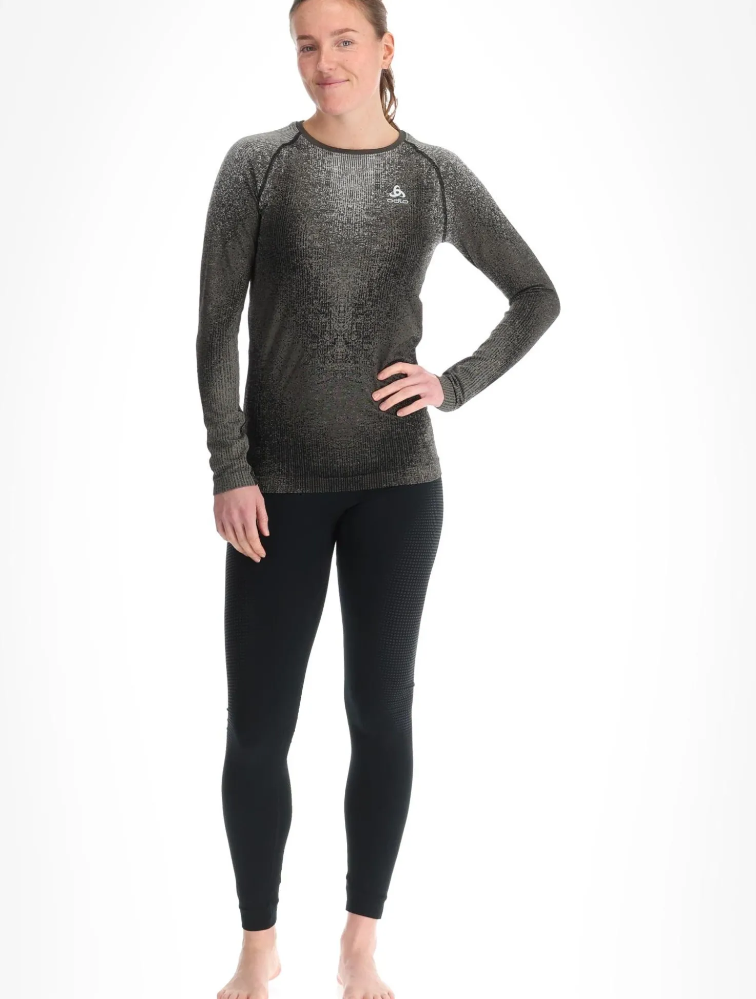 BL Top Crew Neck L/S Performance Warm Blackcomb thermoshirt dames