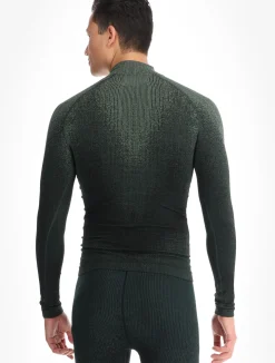 BL Top Turtle Neck L/S Half Zip Performance Warm Blackcomb skipully heren