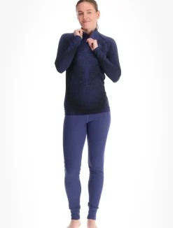 BL Top Turtle Neck L/S Half Zip Performance Warm Blackcomb skipully dames