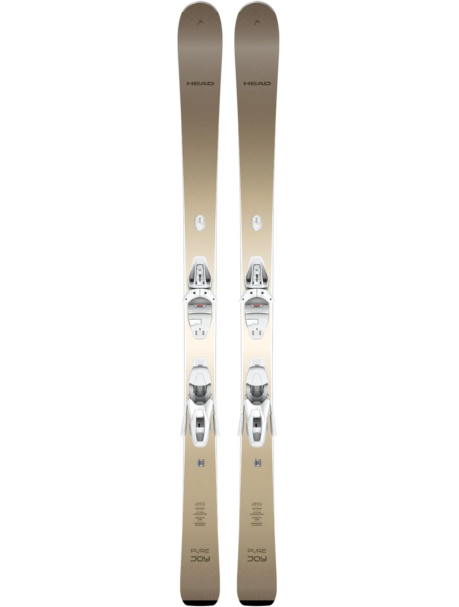 E.Pure Joy + Joy 9 GW SLR ski's dames