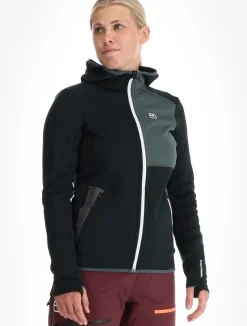 Fleece Hoody vest dames