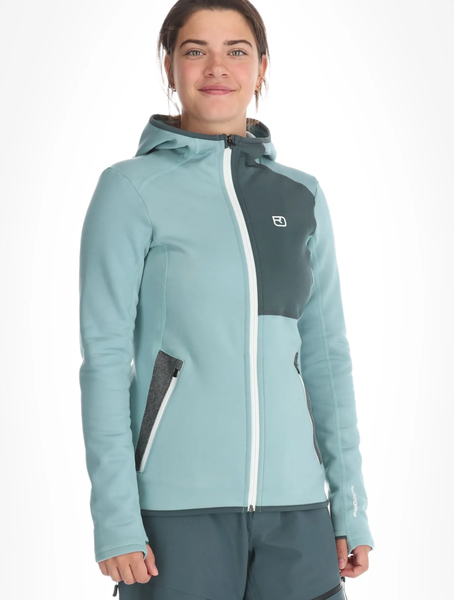 Fleece Hoody W vest dames