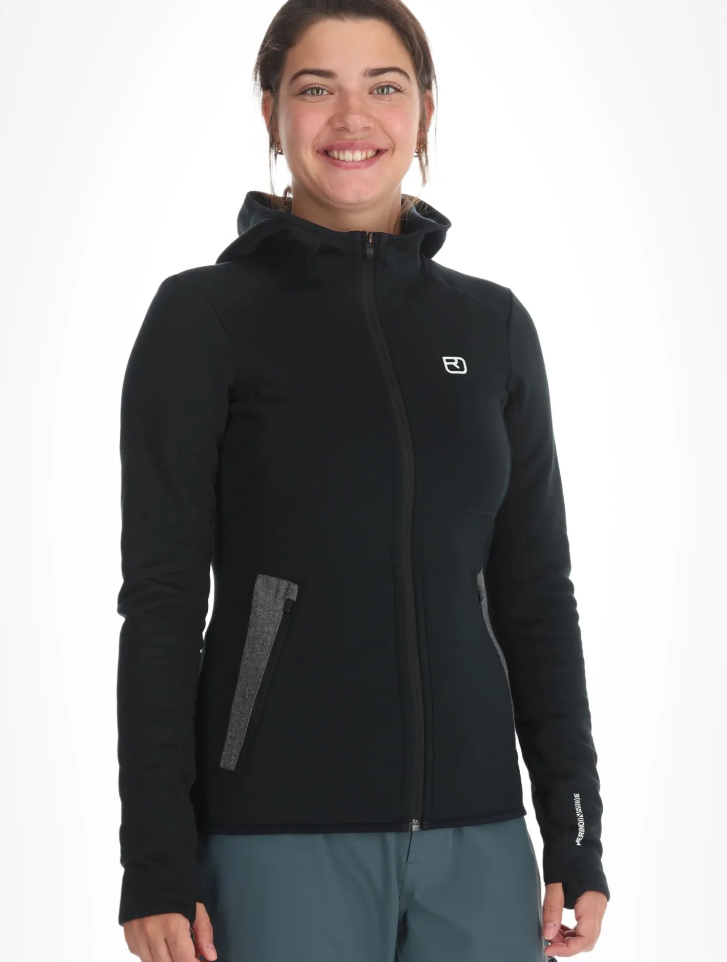 Fleece Hoody W vest dames