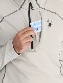 Gridweb Fleece 1/2 Zip vest heren