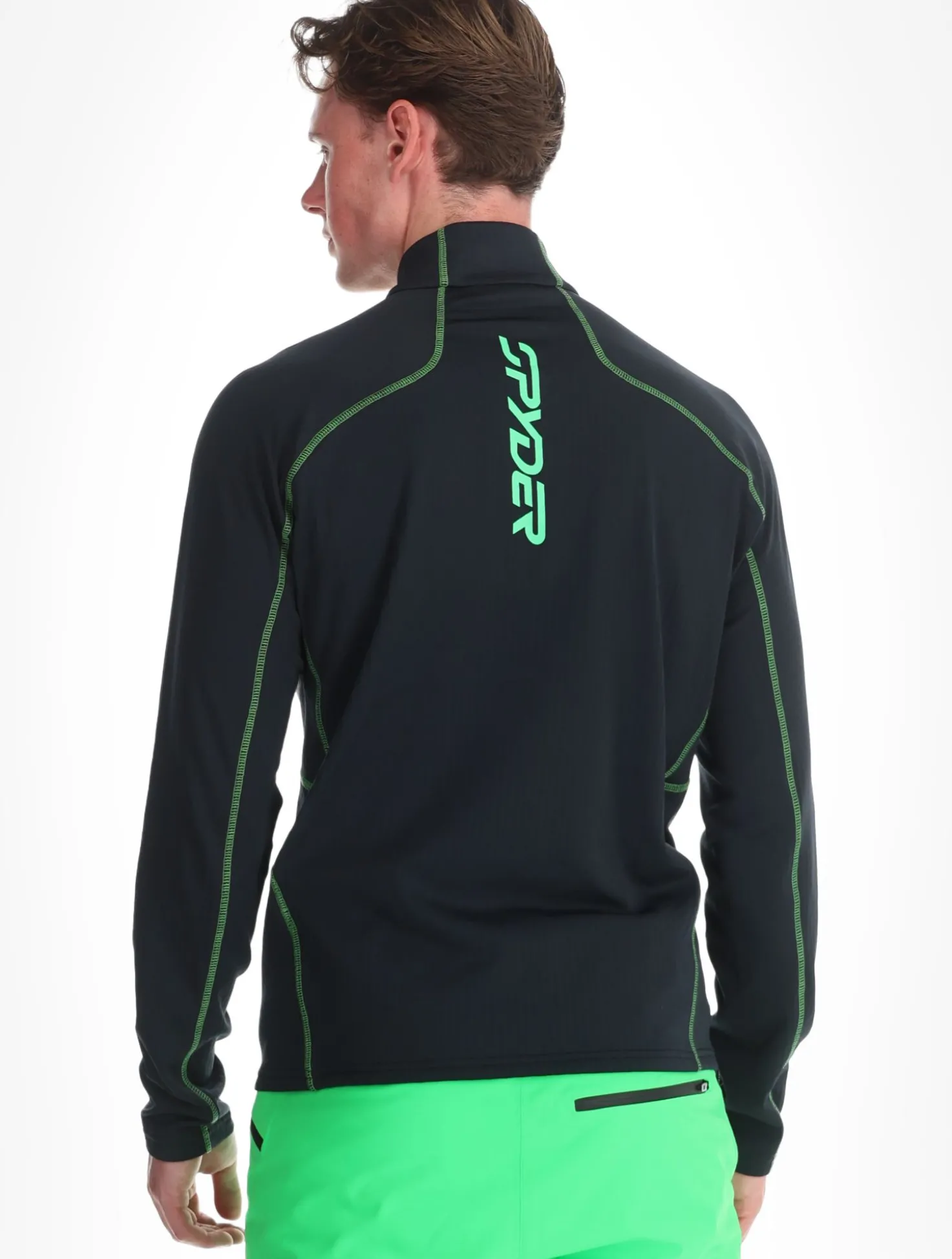 Gridweb Fleece 1/2 Zip vest heren