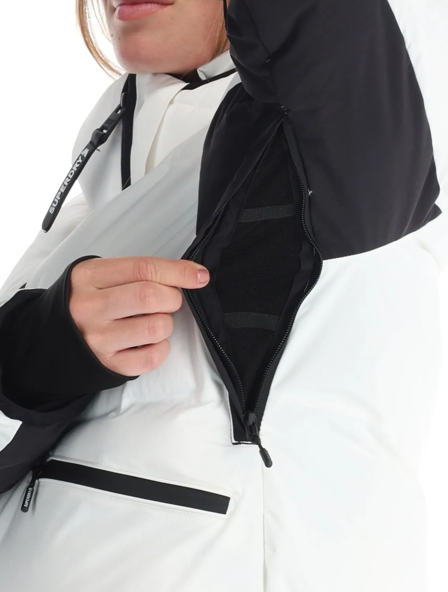 Hooded Ski Bomber Jacket ski-jas dames