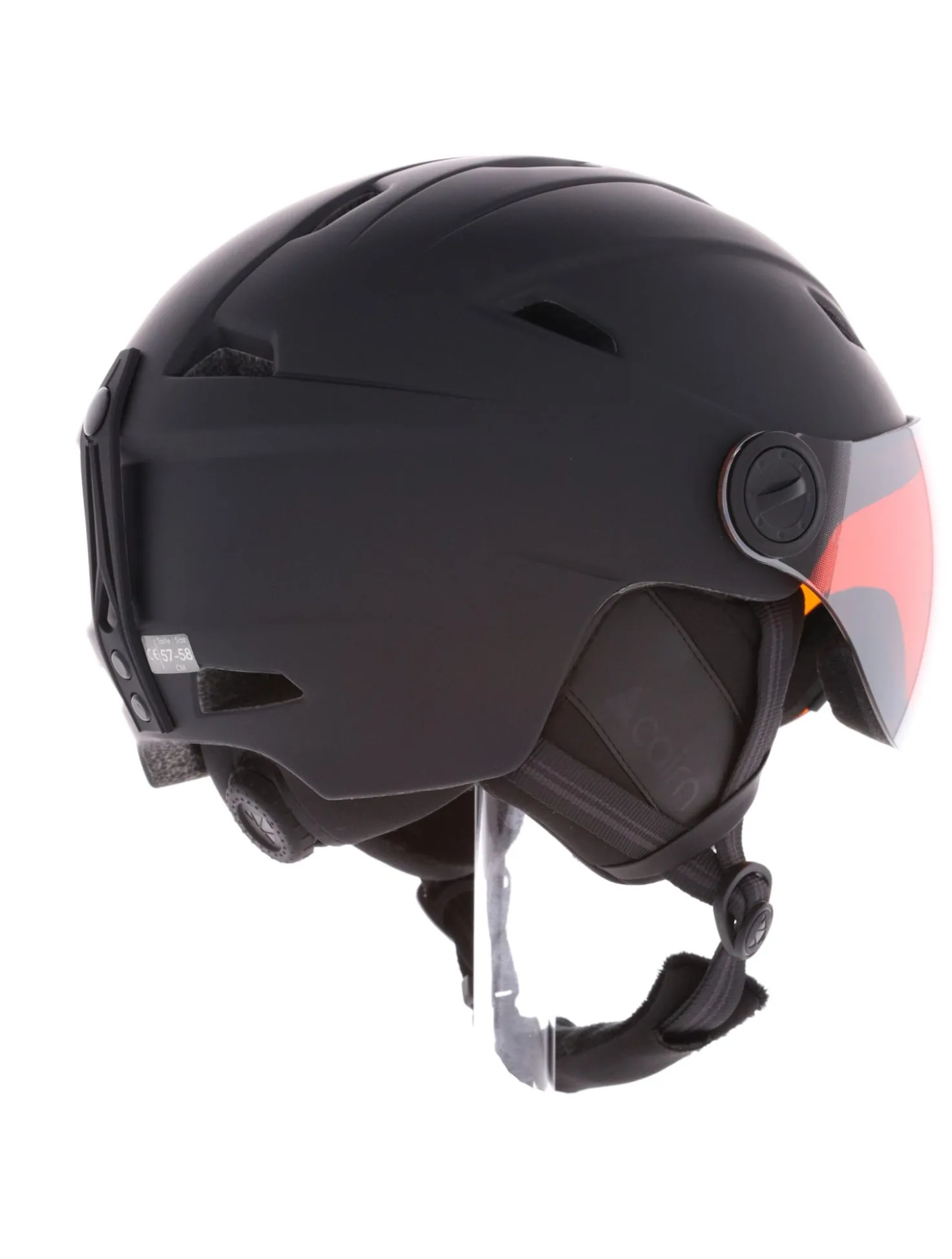 Impulse-Visor skihelm met vizier unisex