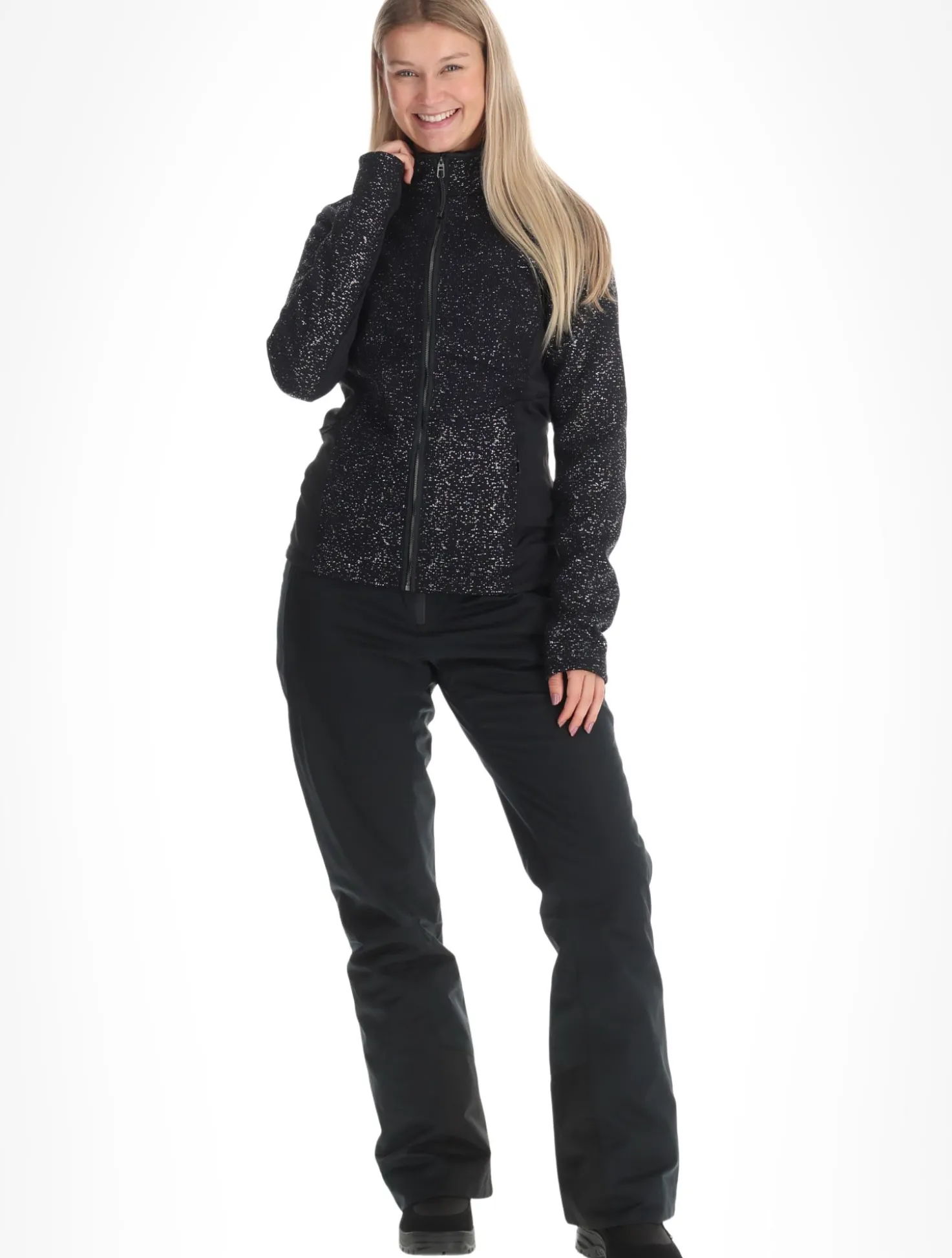 Luxe Sweater Fleece Jacket vest dames
