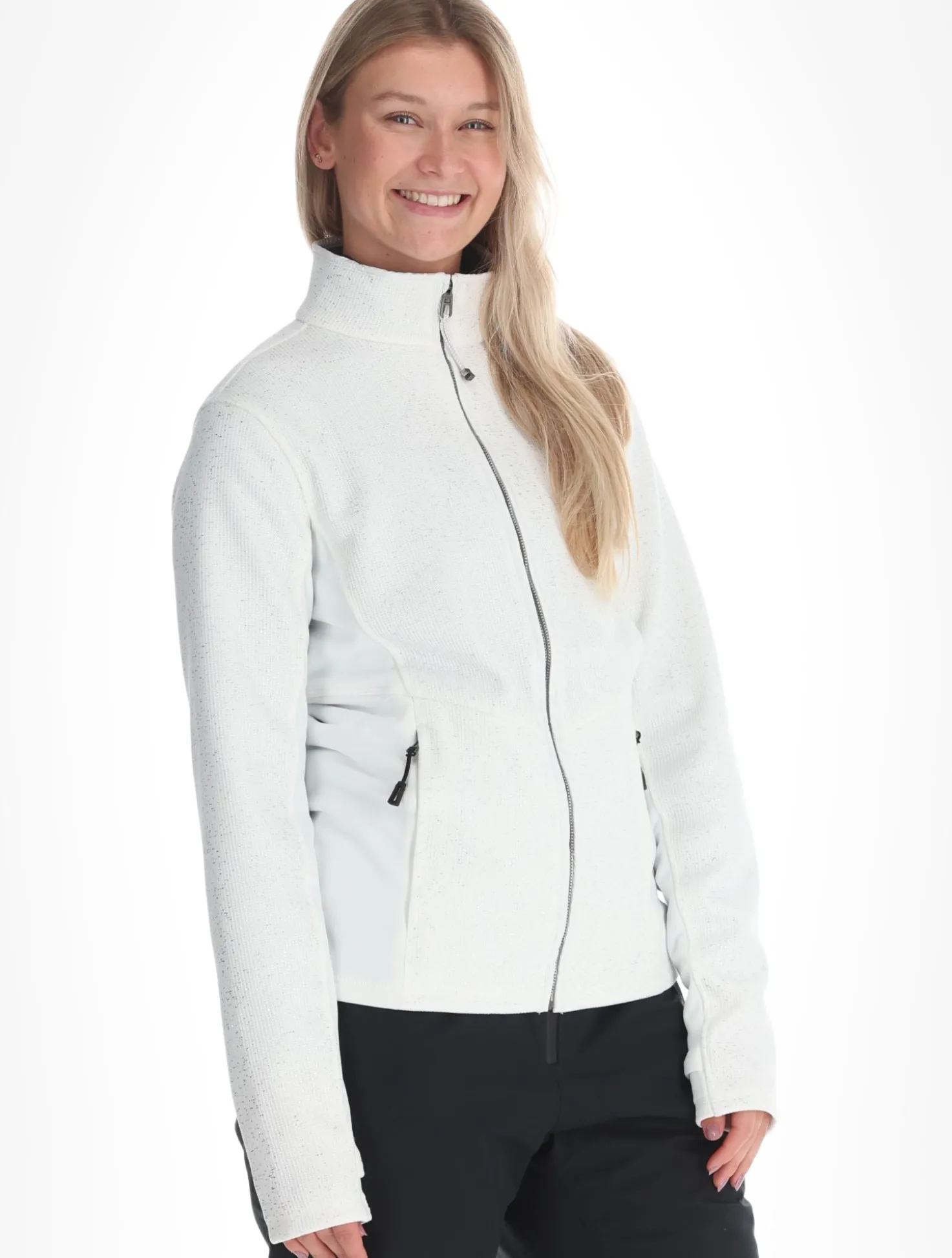Luxe Sweater Fleece Jacket vest dames