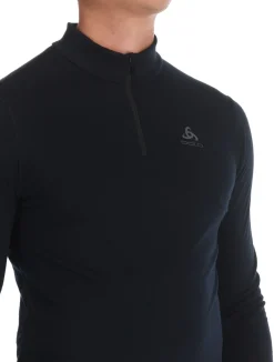 Merino 200 BL Top Turtle Neck L/S Half Zip skipully heren