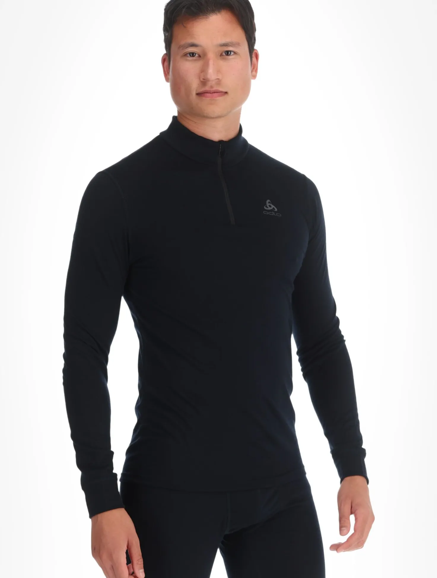 Merino 200 BL Top Turtle Neck L/S Half Zip skipully heren