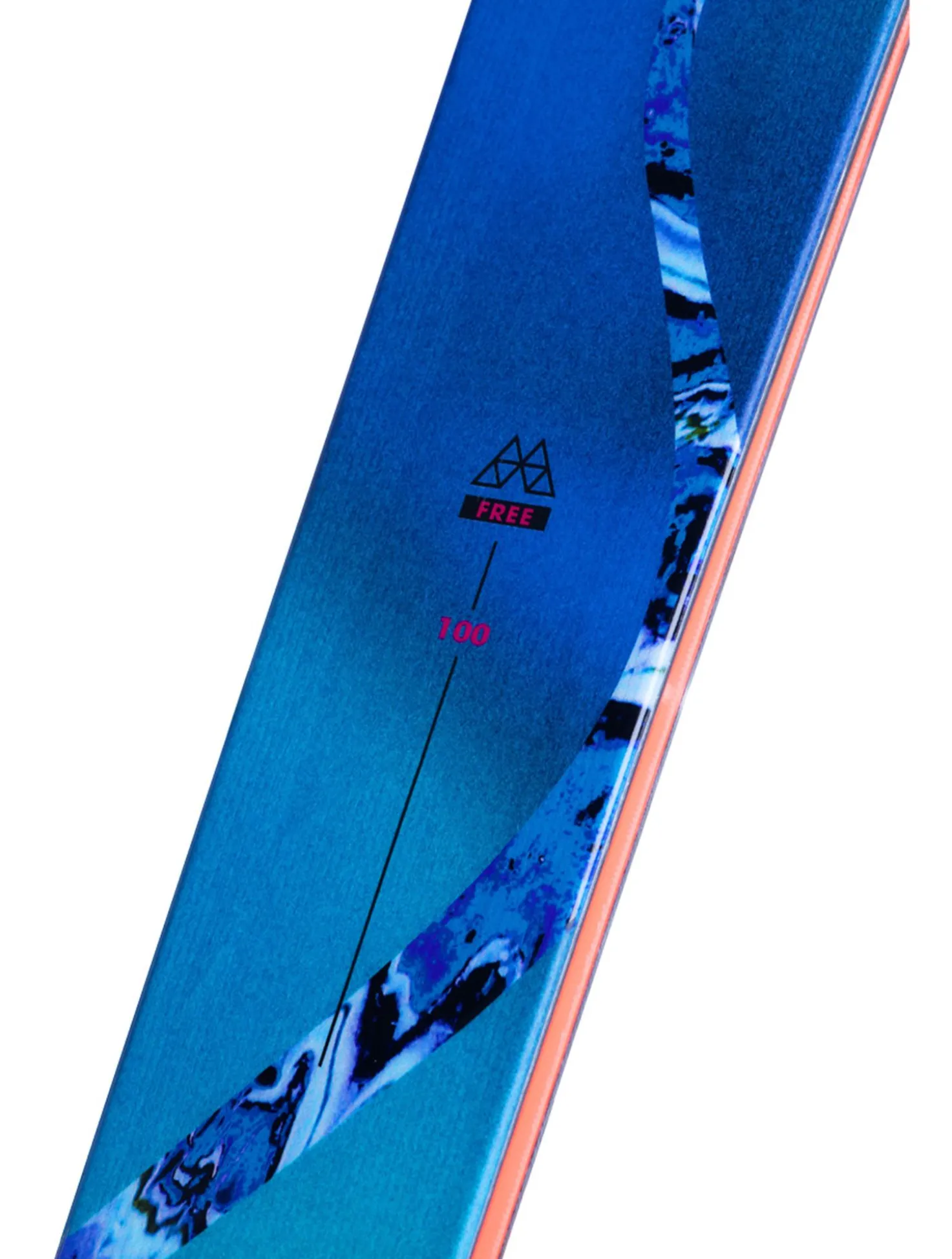 M-Free 100 flat ski - zonder binding unisex