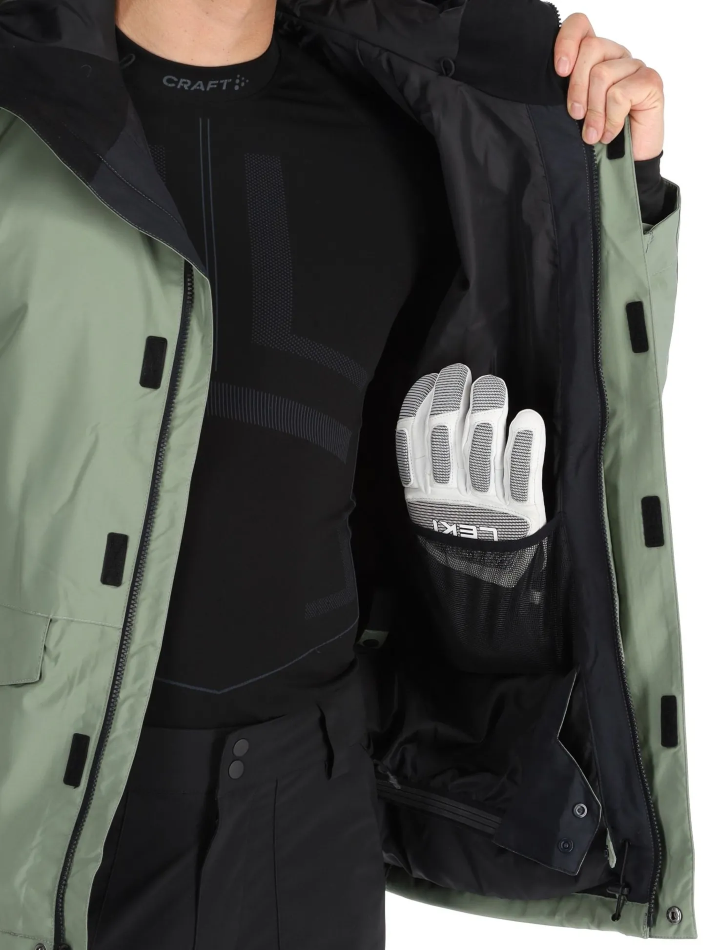 Mission Solid ski-jas heren