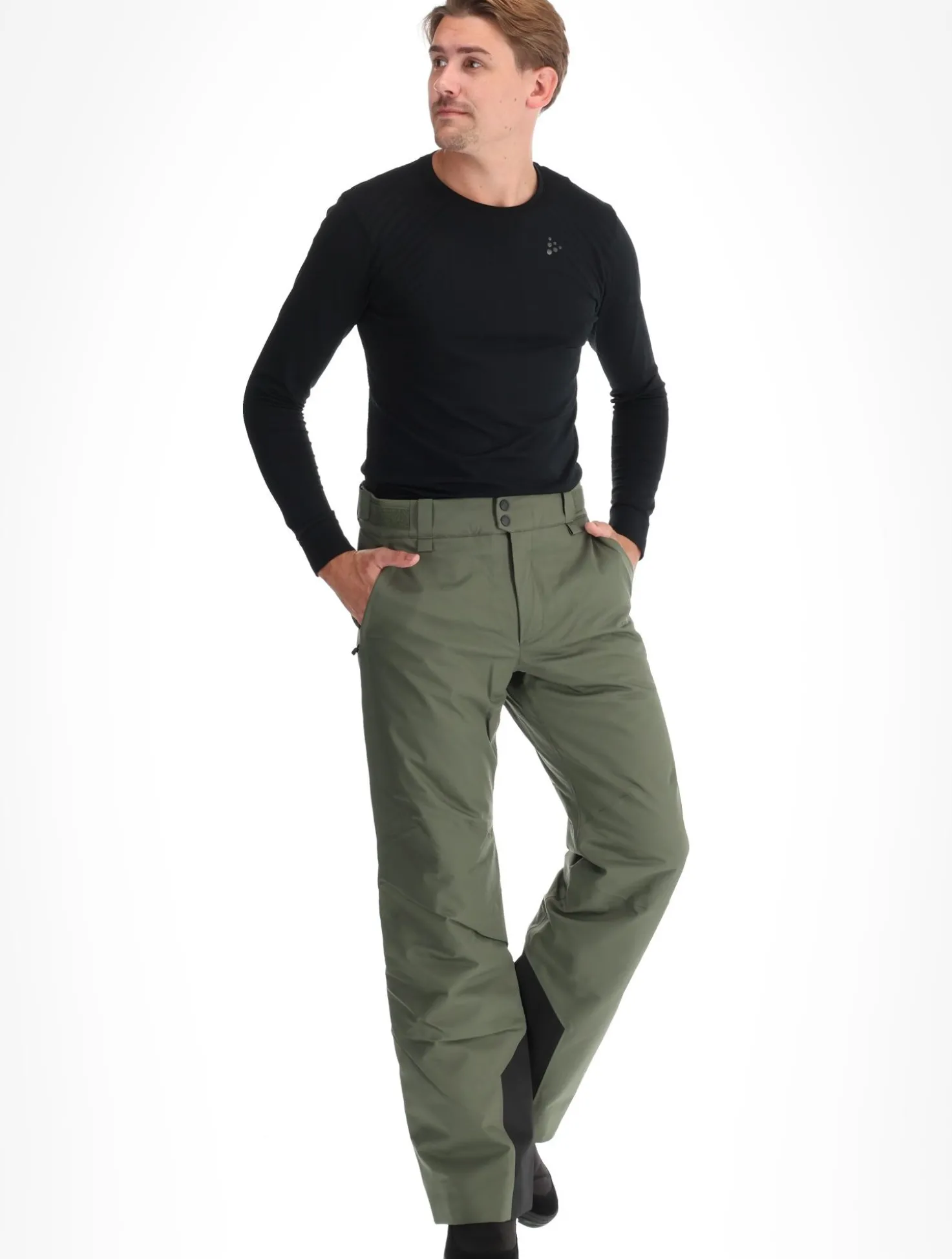 M Maroon Insulated Pants skibroek heren