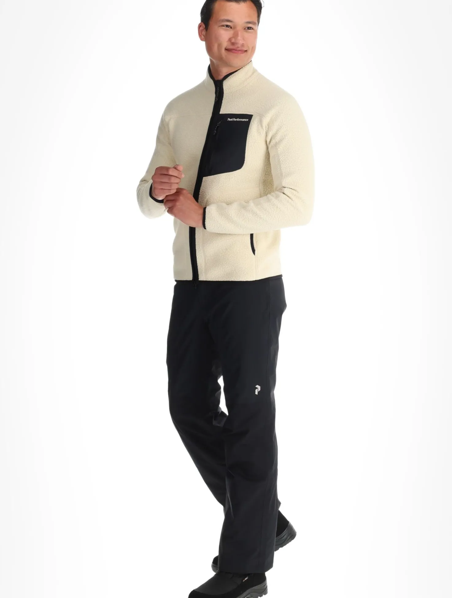 M NatureRush Pile Zip Jacket vest heren