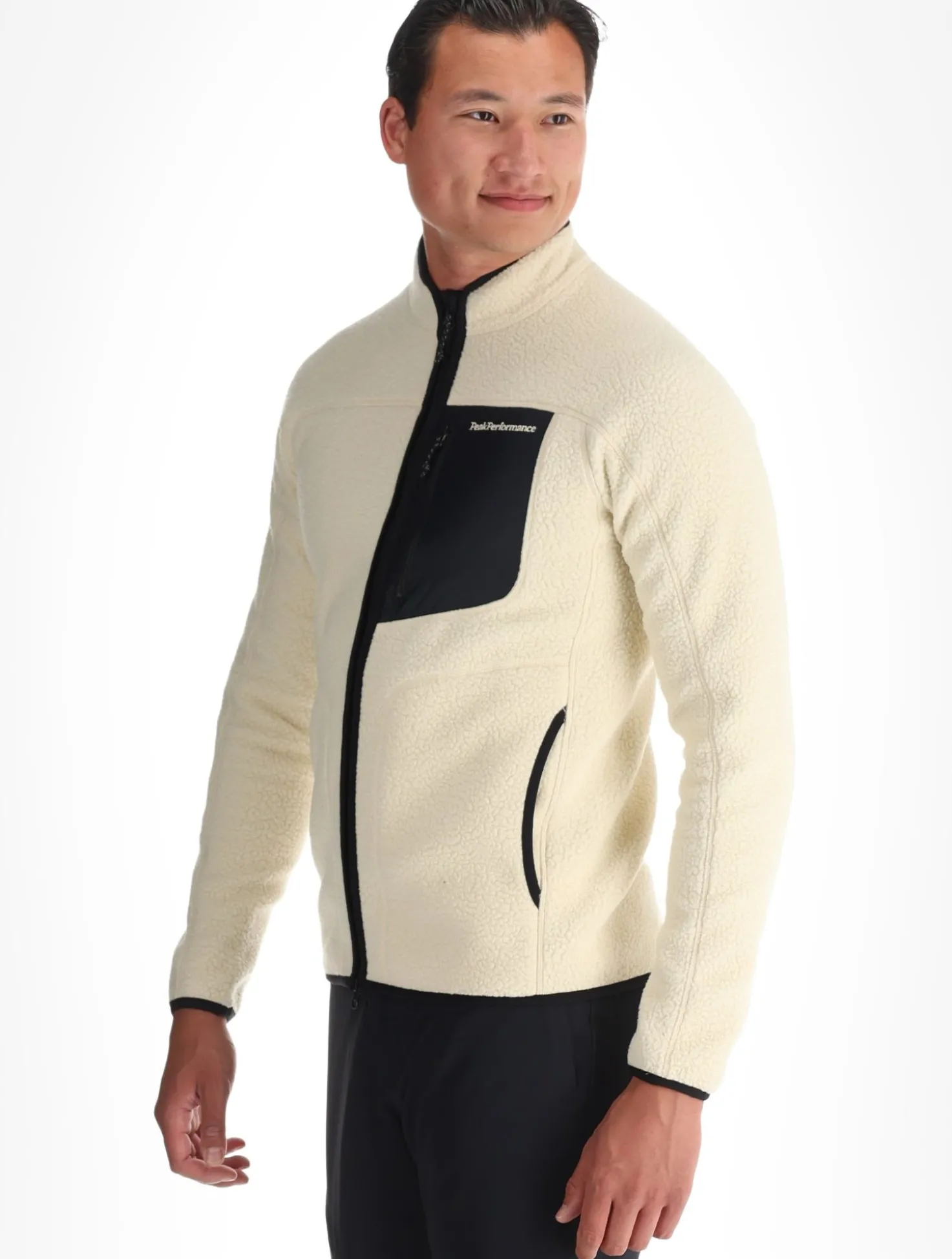 M NatureRush Pile Zip Jacket vest heren