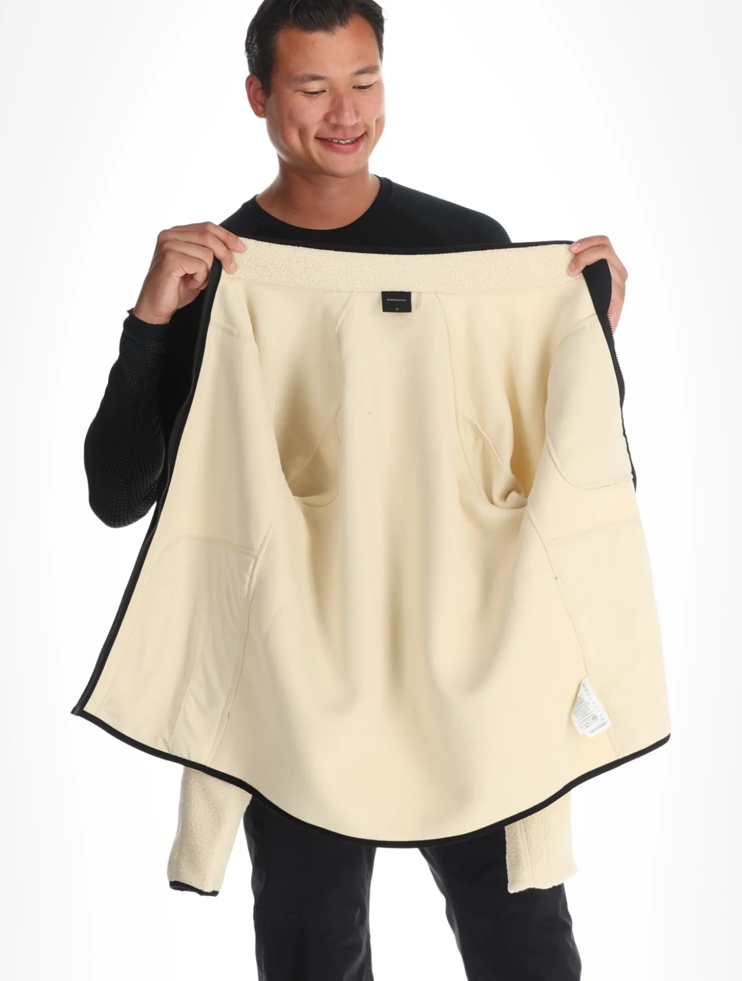 M NatureRush Pile Zip Jacket vest heren