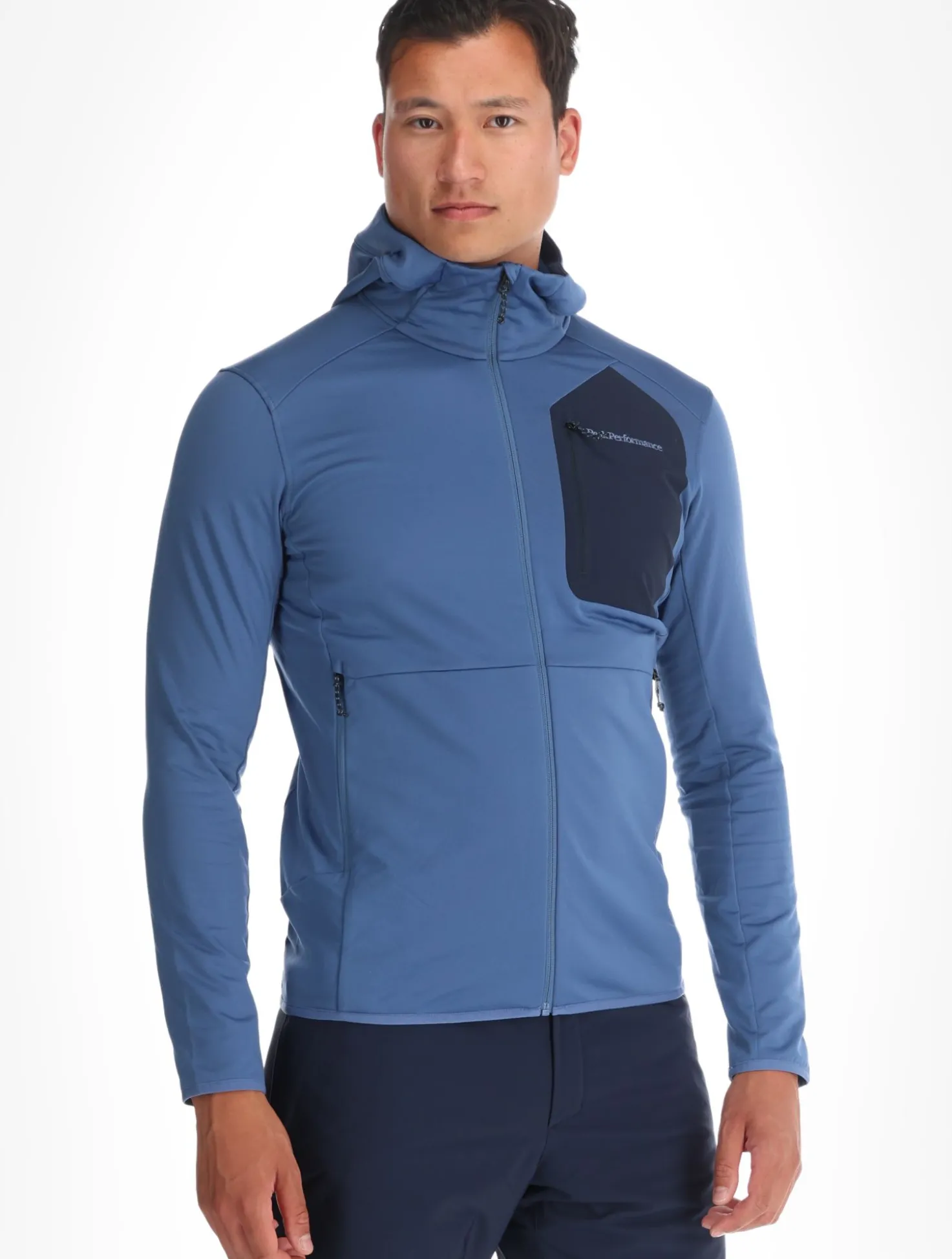 M Utility Light Zip Hood vest heren