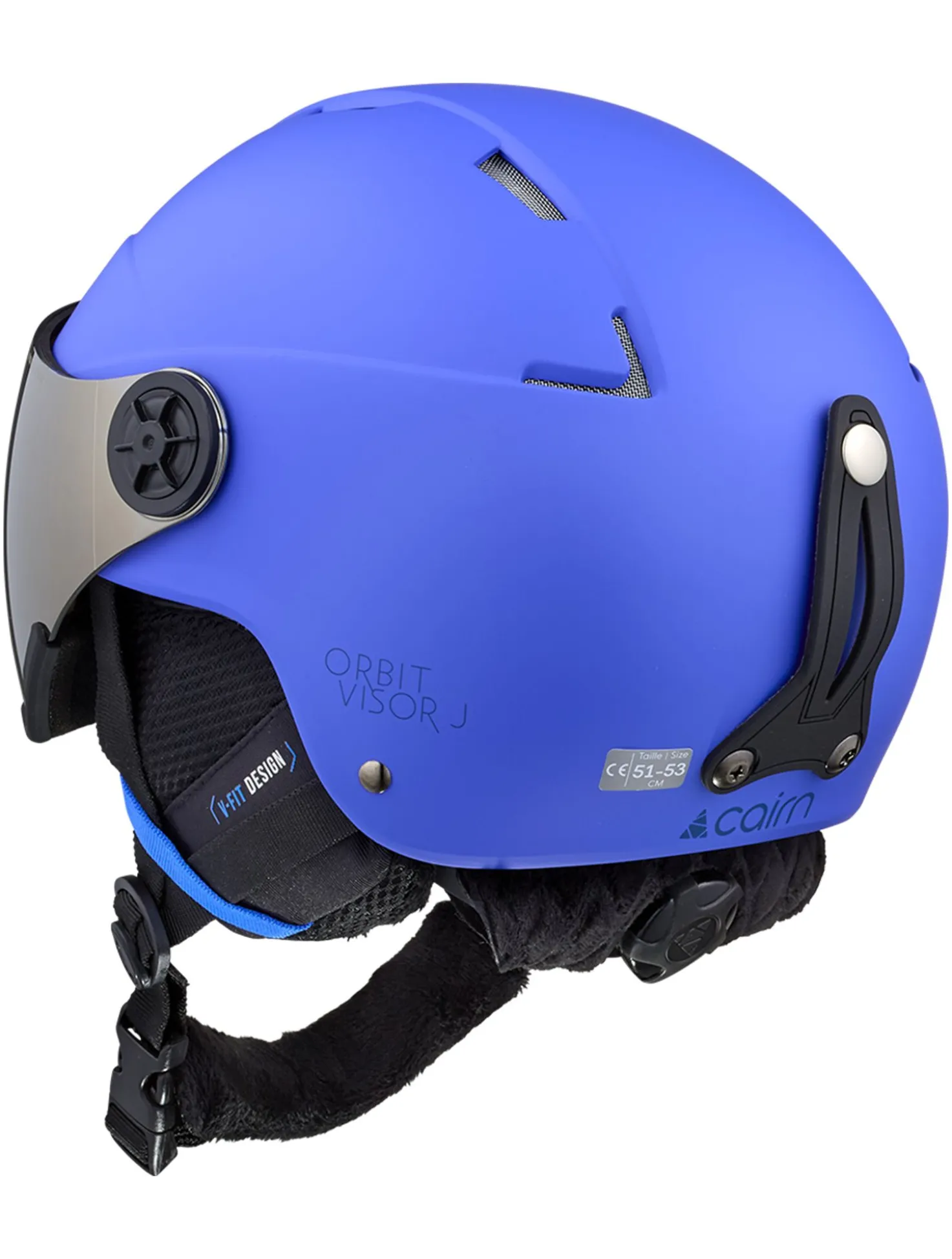 Orbit-Visor-J skihelm met vizier kinderen