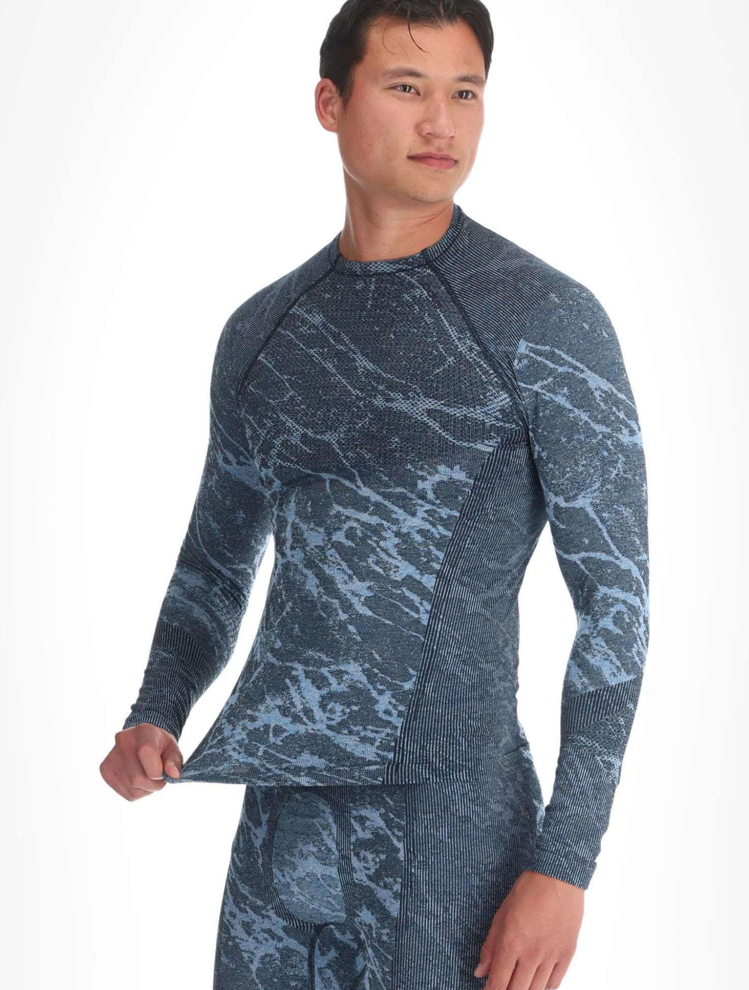 Performance Warm Blackcomb BL Top Crew Neck L/S thermoshirt heren