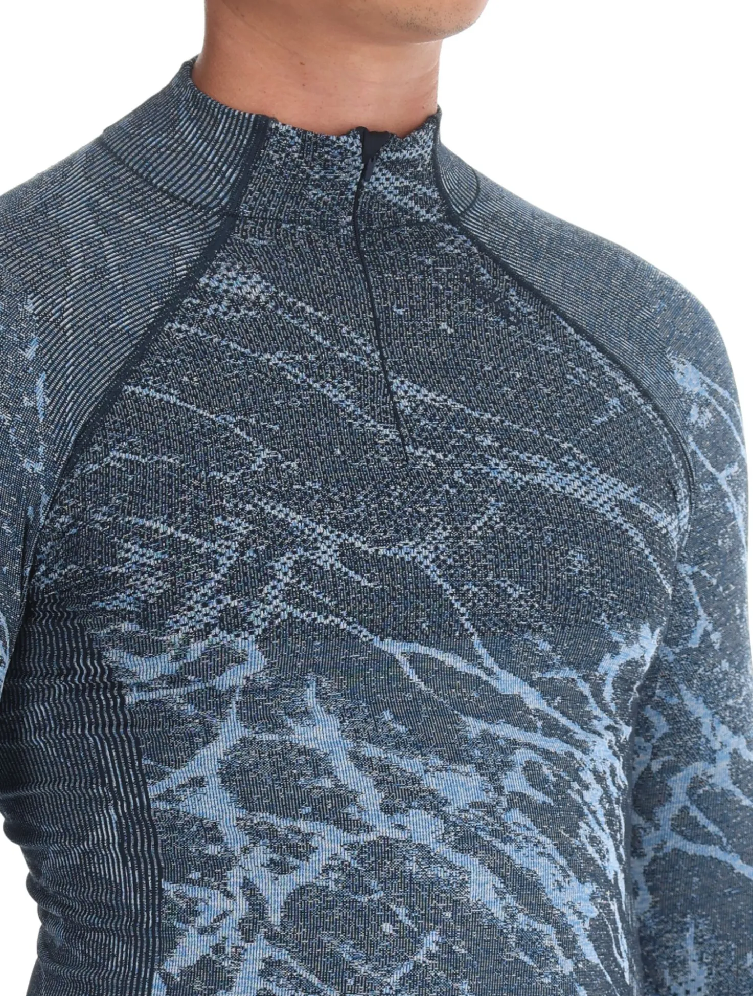 Performance Warm Blackcomb BL Top Turtle Neck L/S Half Zip skipully heren