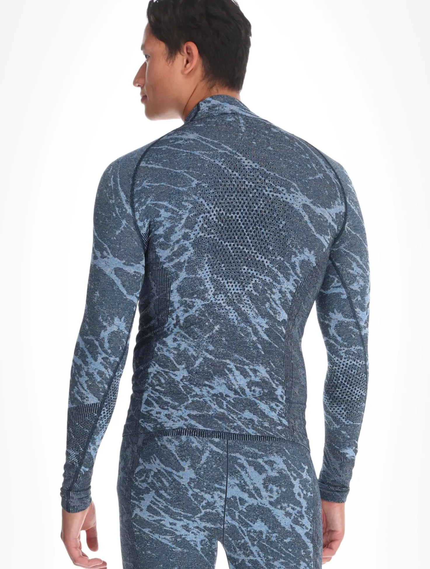 Performance Warm Blackcomb BL Top Turtle Neck L/S Half Zip skipully heren