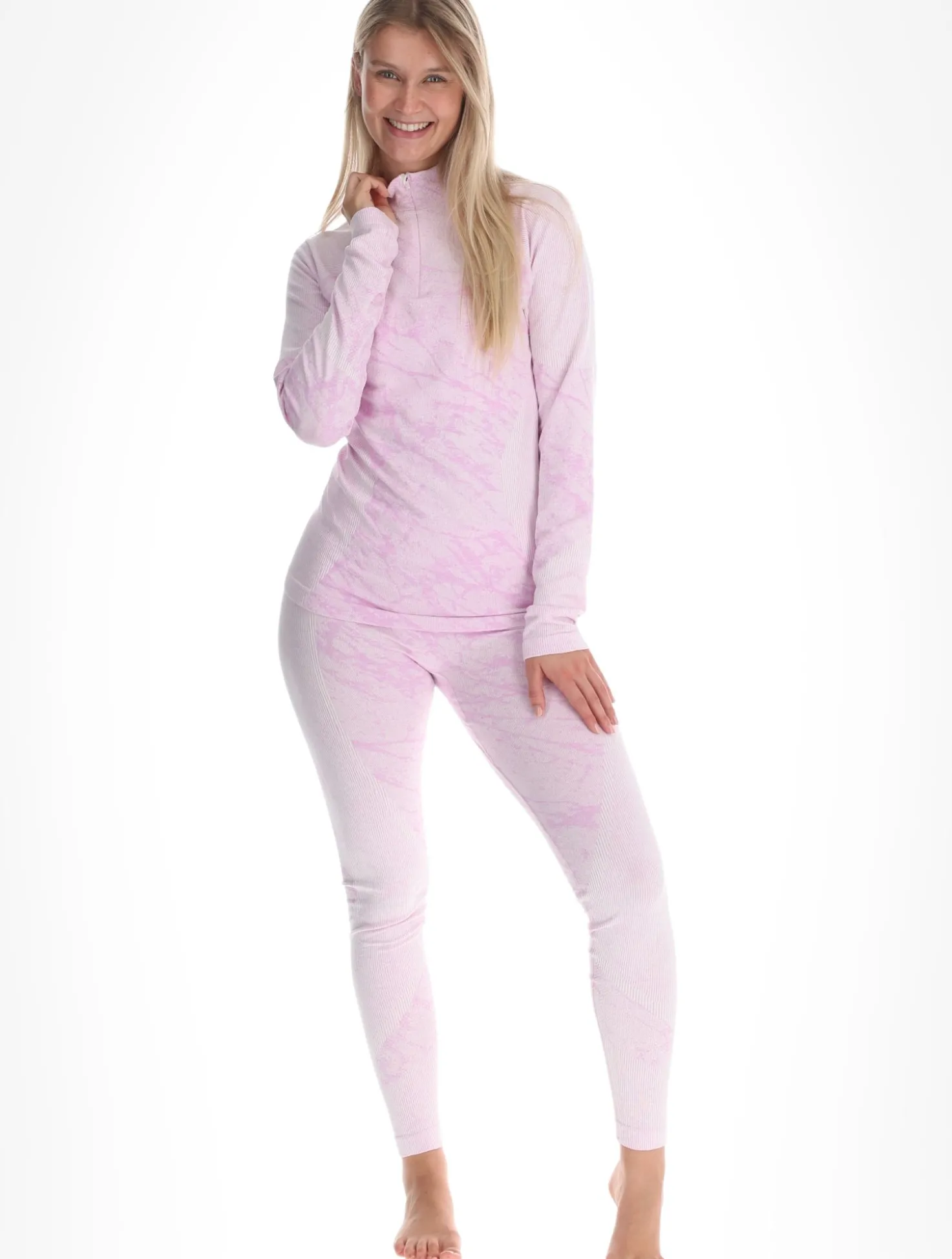 Performance Warm Blackcomb BL Top Turtle Neck L/S Half Zip skipully dames