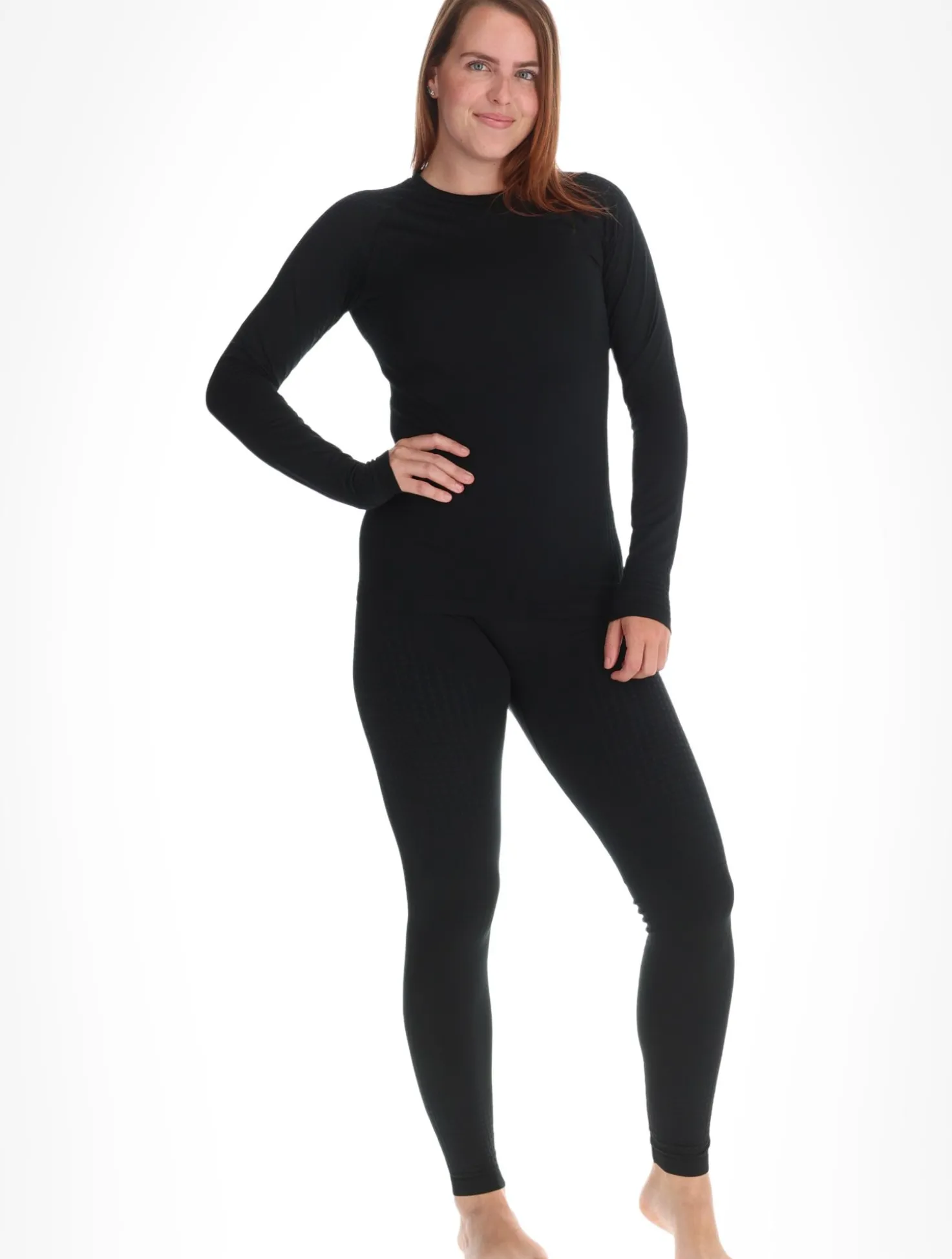 Performance Warm BL Top Crew Neck L/S thermoshirt dames