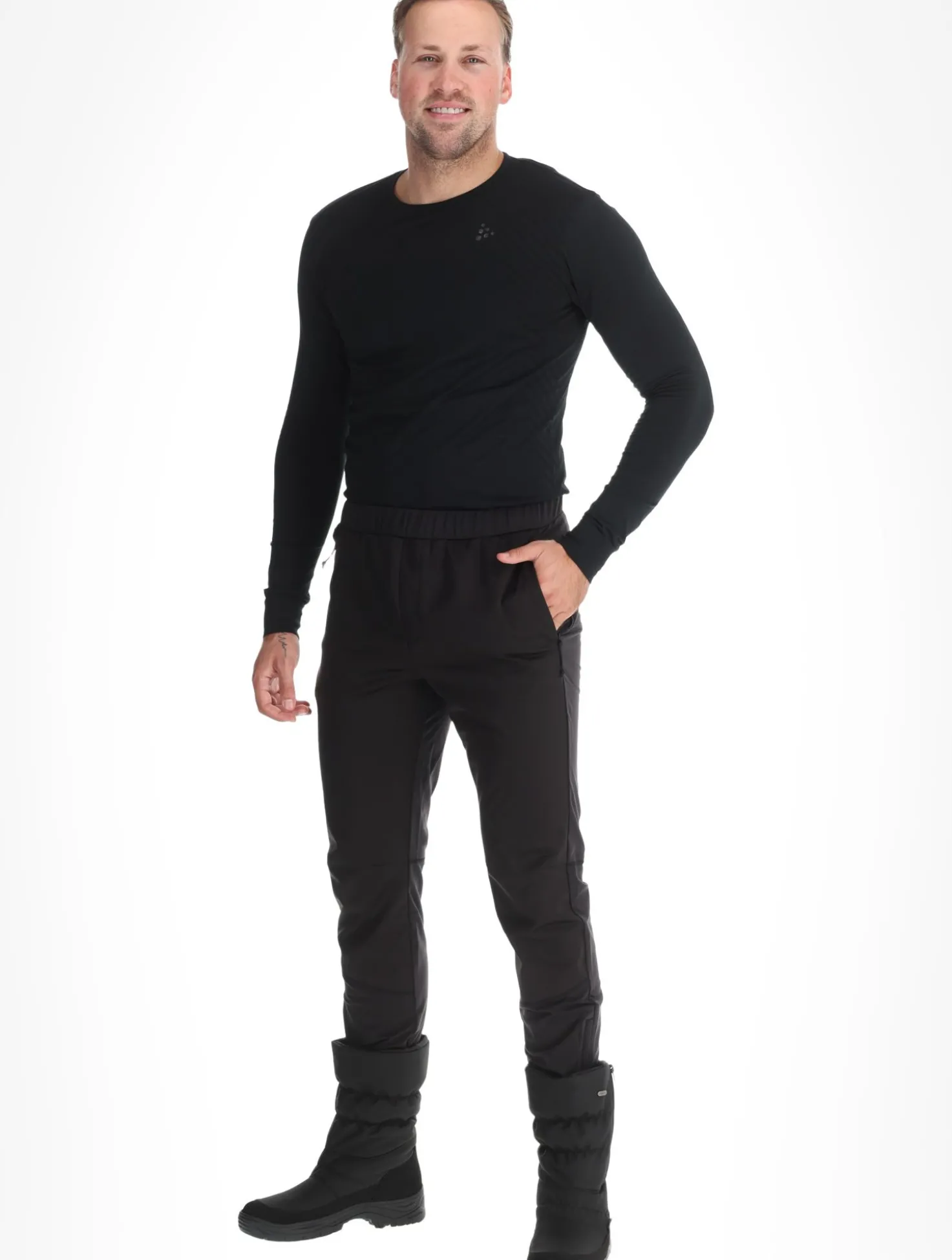 Pro Move Tight softshell skibroek heren