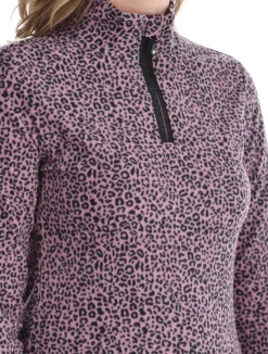 PRTRefuzzy 1/4 Zip Active Top skipully dames