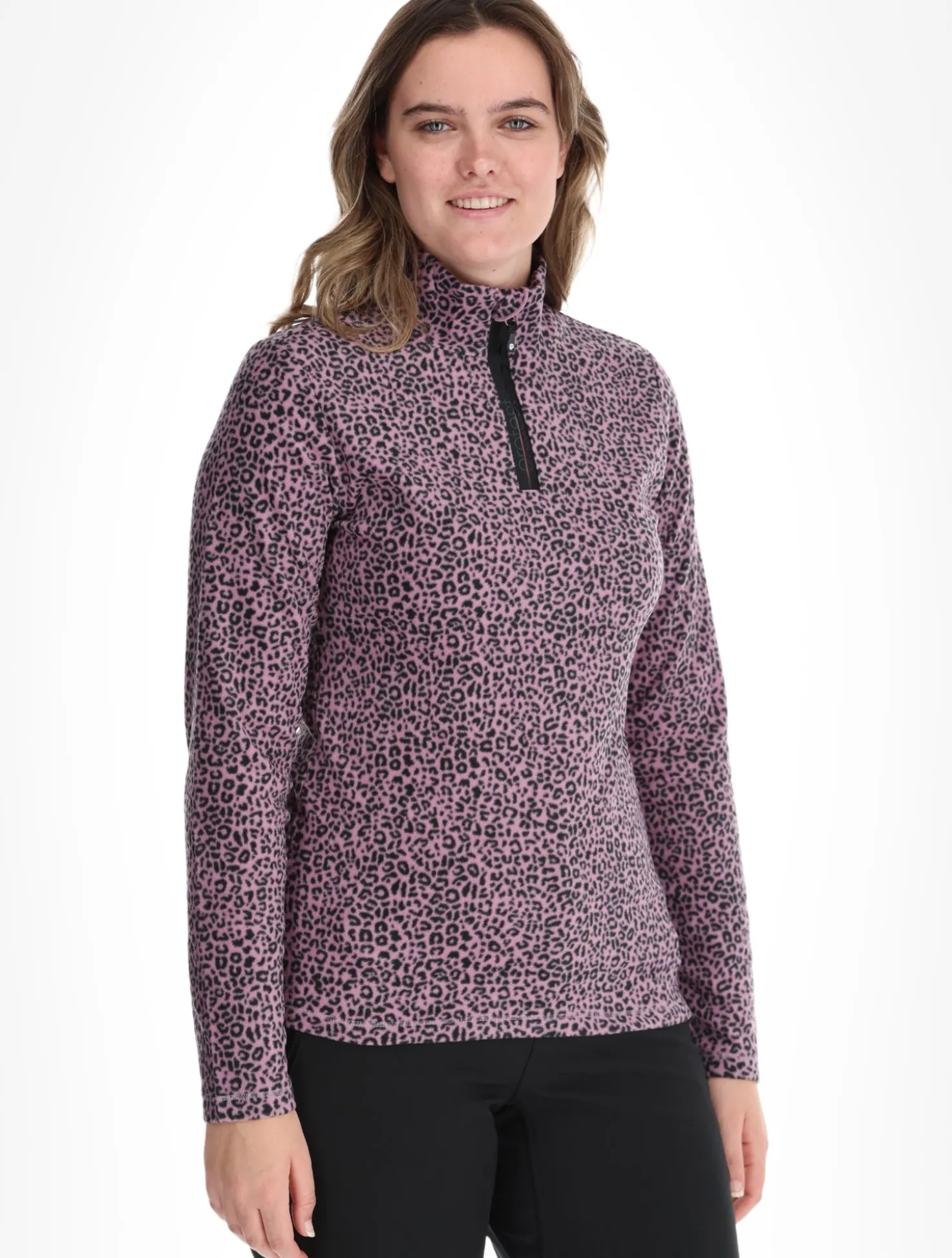 PRTRefuzzy 1/4 Zip Active Top skipully dames