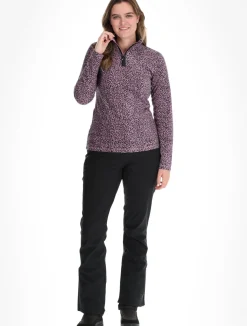 PRTRefuzzy 1/4 Zip Active Top skipully dames