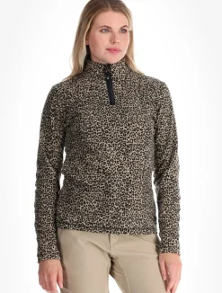 PRTRefuzzy 1/4 Zip Active Top skipully dames