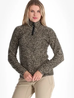 PRTRefuzzy 1/4 Zip Active Top skipully dames
