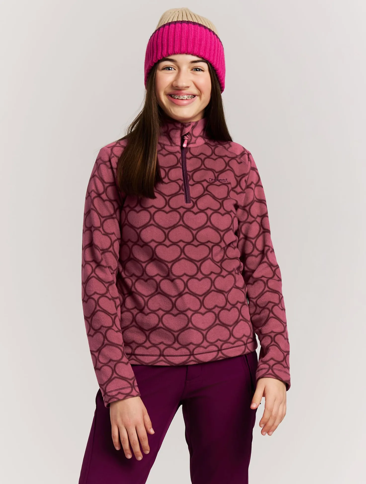 PRTRemissy JR 1/4 Zip Active Top skipully kinderen