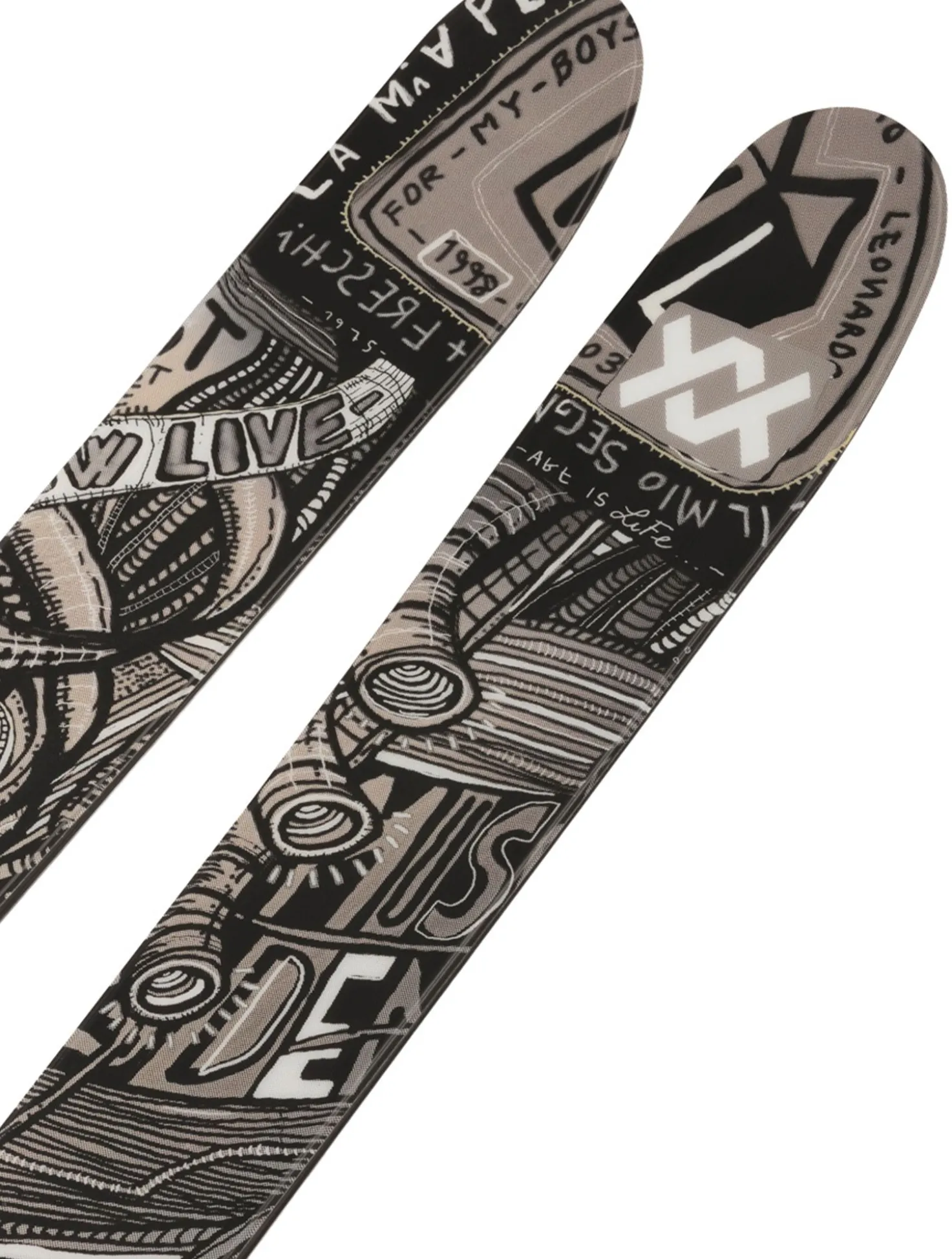 Revolt 96 flat ski - zonder binding unisex