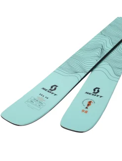 Sea 98 flat ski - zonder binding unisex
