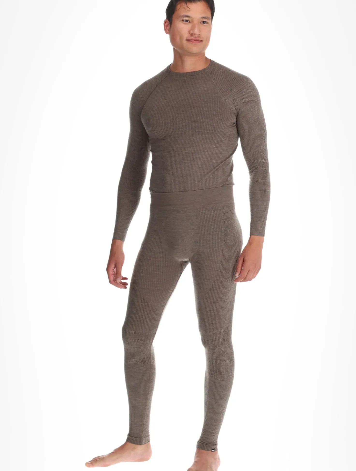 Seamless Performance Wool Bl Bottom Long thermobroek heren