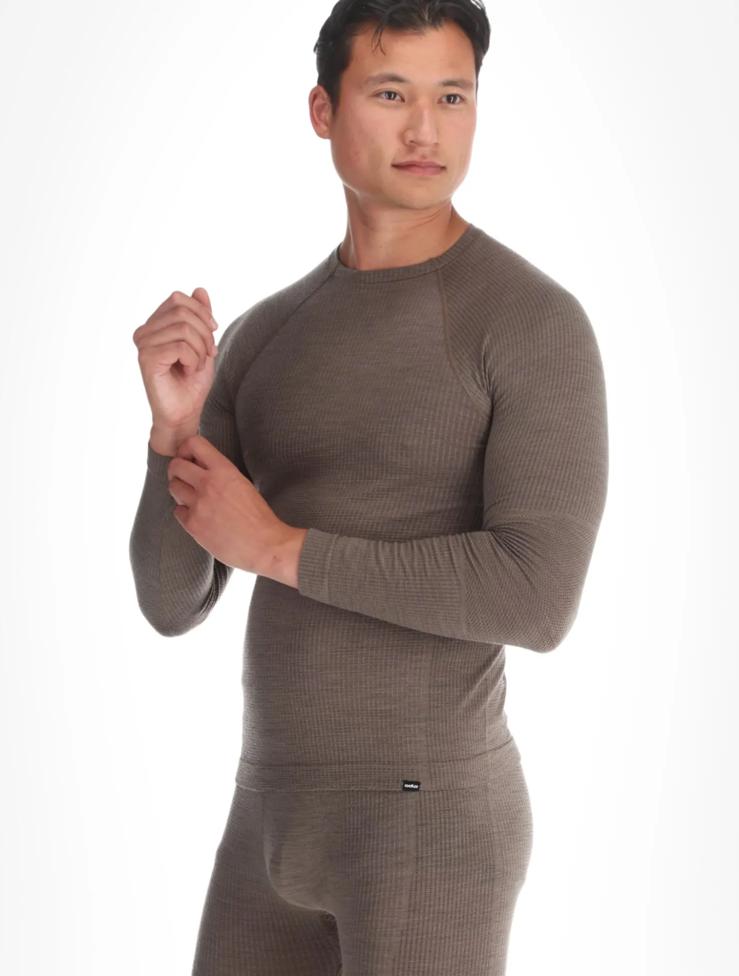 Seamless Performance Wool Bl Top Crew Neck L/S thermoshirt heren