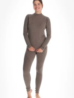 Seamless Performance Wool Bl Top Crew Neck L/S thermoshirt dames
