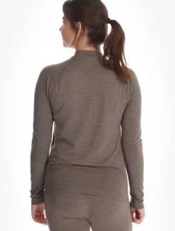 Seamless Performance Wool Bl Top Crew Neck L/S thermoshirt dames