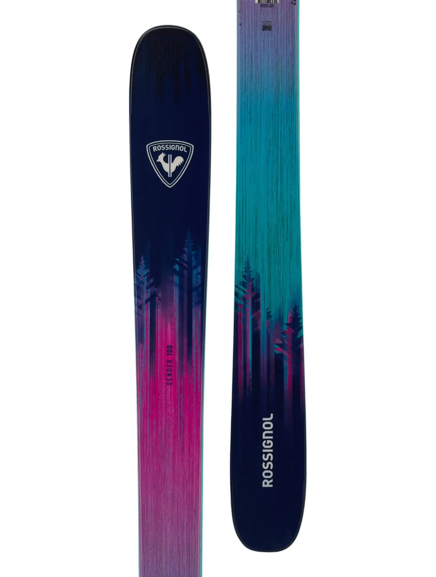 Sender 100 flat ski - zonder binding unisex