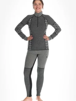 Smekker Half Zip Base Layer - 100% Merino Wool skipully dames