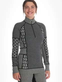 Smekker Half Zip Base Layer - 100% Merino Wool skipully dames